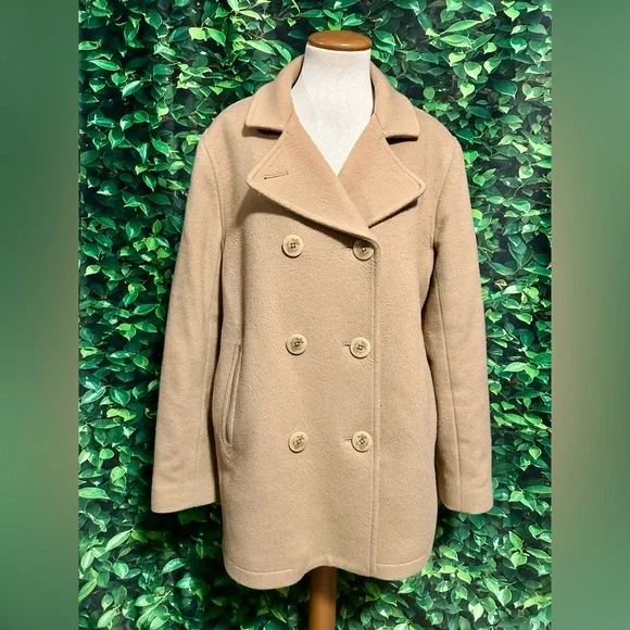 Bean Jackets Coats Ll Bean Lambswool Double Breasted